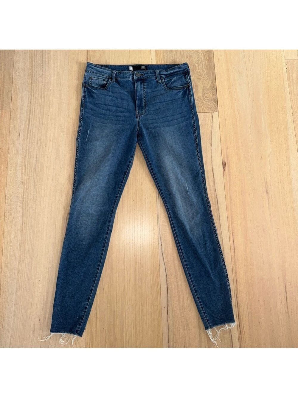 Kut from the Kloth Jeans Medium Wash Slim To Skinny Ankle Size 14